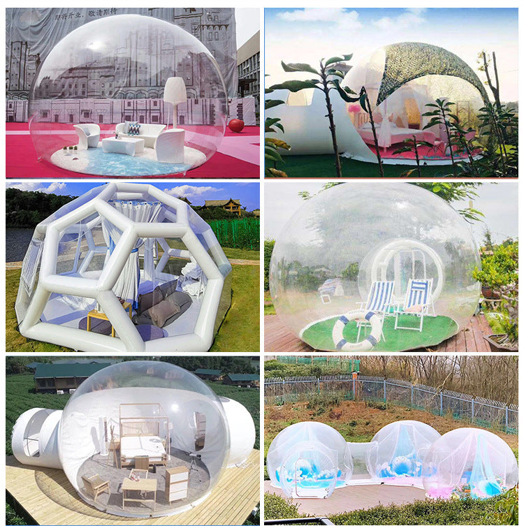 Inflatable Bubble House Outdoor Scenic Spot Check-in Festival Decoration Tent Manufacturer Sunshade Starry Sky Room Bubble House