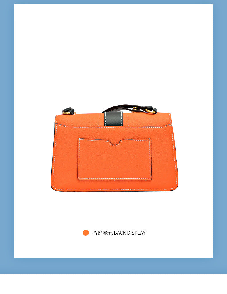 Korean Style Summer Trend Simple Fresh Versatile Women's Single Shoulder Crossbody Small Square Bag Female Internet Celebrity Same Style Women's Bag