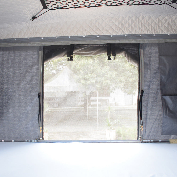 FRP Automatic Hard Shell Car Roof Top Tent SUV Waterproof Outdoor Camping Lightweight Quick Open for Self-Driving Tours