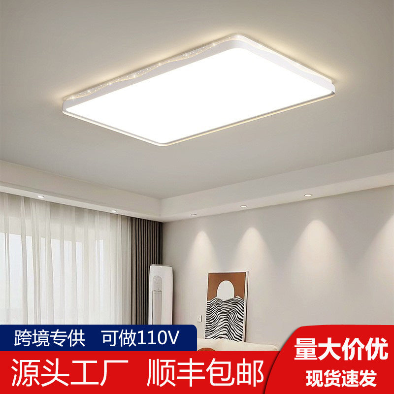 New Nordic Style Living Room Lamp for Home Use, Elegant led Ceiling Lamp Iron Art Room Lamp Creative Simple Bedroom Lamp Round Shape