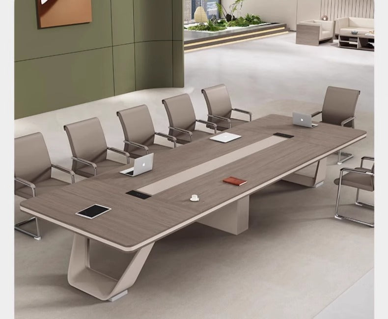 Conference Table Training Office Furniture Long Table Rectangular Table Office Large Simple Modern Meeting Table and Chair Set