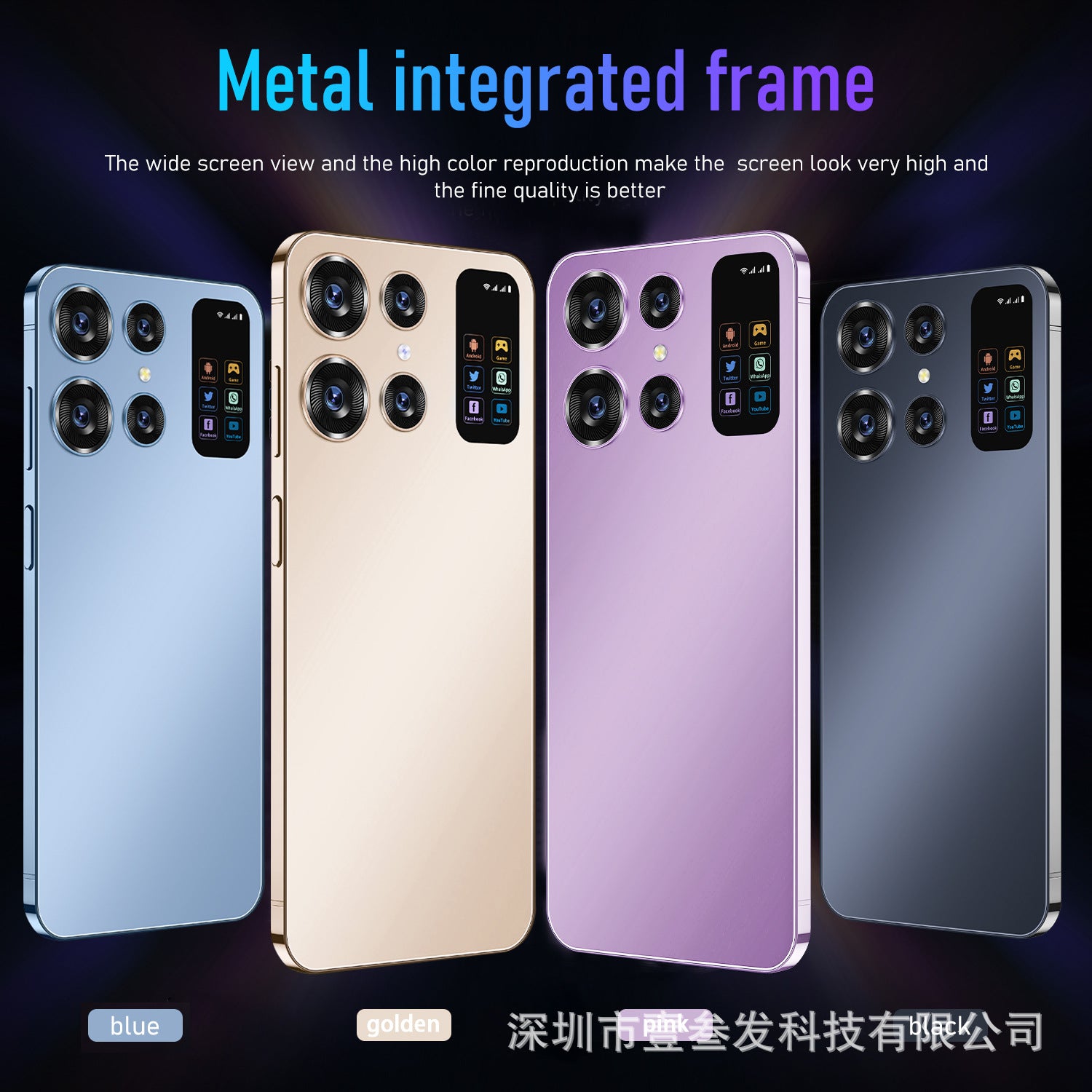 S24 Ultra Popular2+16G 7.0Inch5G All-in-One Factory New Smartphone