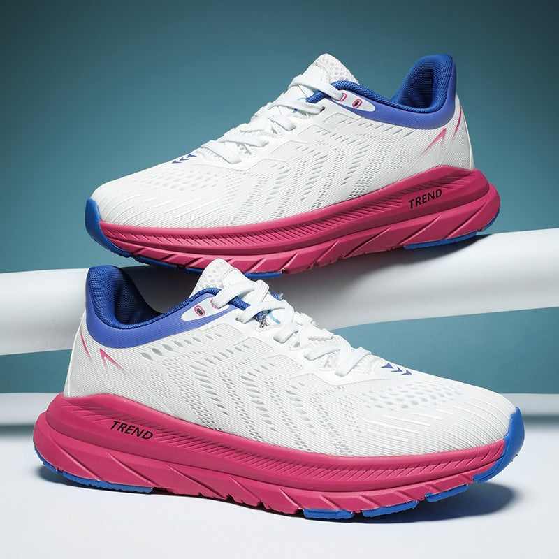 Men's running shoes2025New Breathable Mesh Student Casual Running Youth Shock Absorbing Anti-Slip Sports Shoes