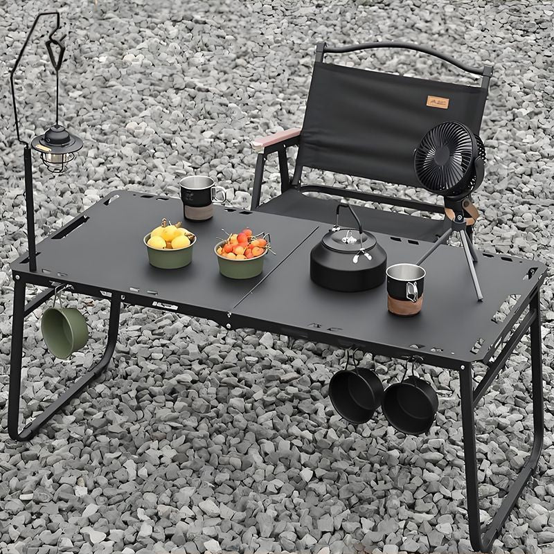 Outdoor folding table camping picnic table igt Hydraulic Tactical Table Portable Semi-Automatic Table Camping Integrated