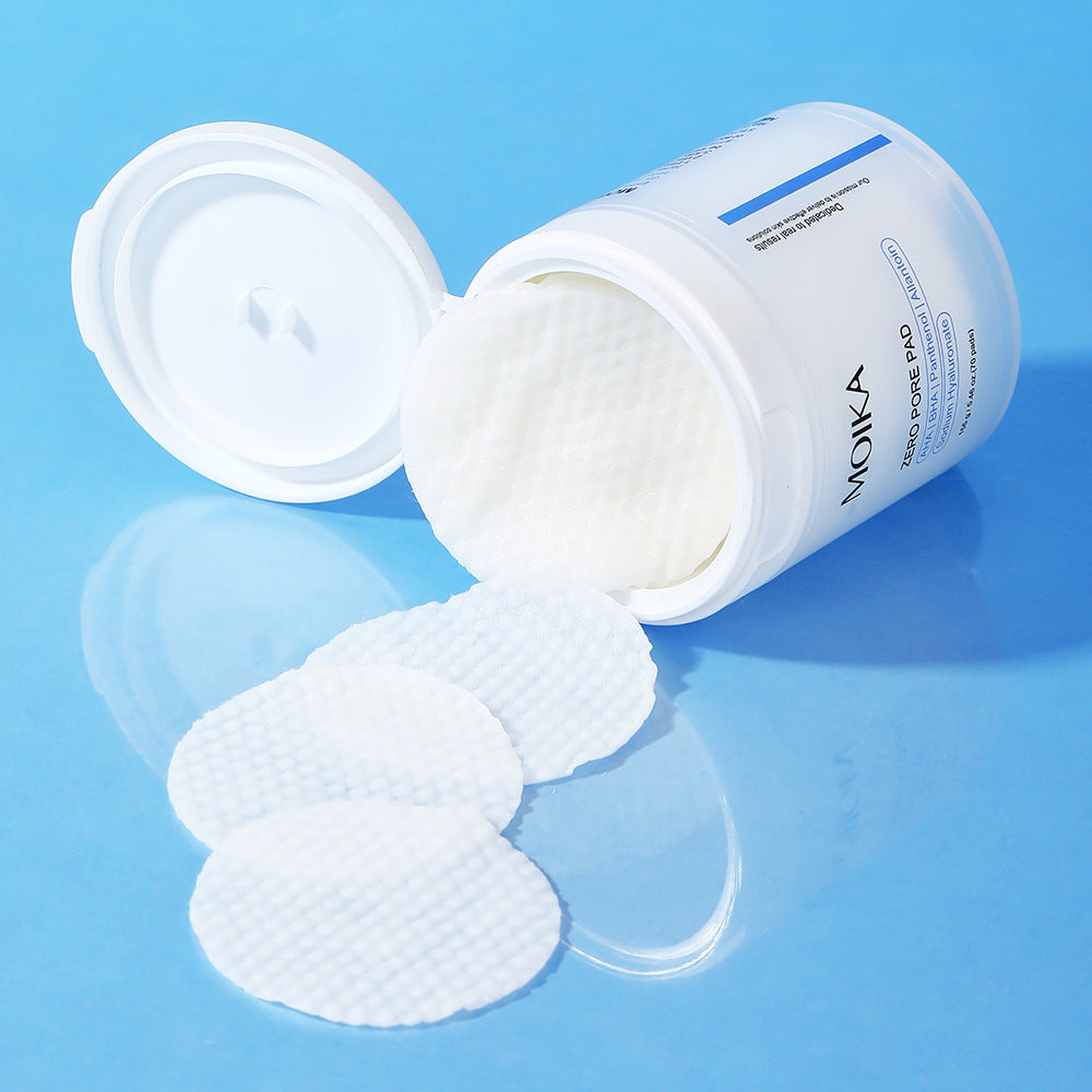 Custom Trade Ethanol Acid Cotton Pads Vitamin Exfoliating Facial Cleansing Bio Pads Individually Packaged