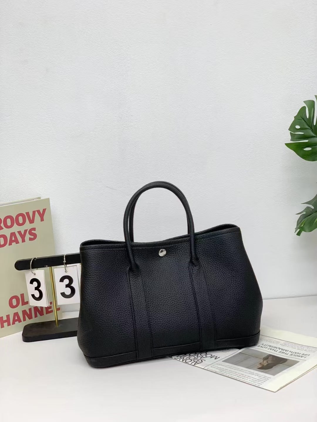 Garden Bag Summer High-End Feel Guangzhou First Layer Cowhide Women's Bag Genuine Leather Tote Bag Large Capacity Commuter Handbag