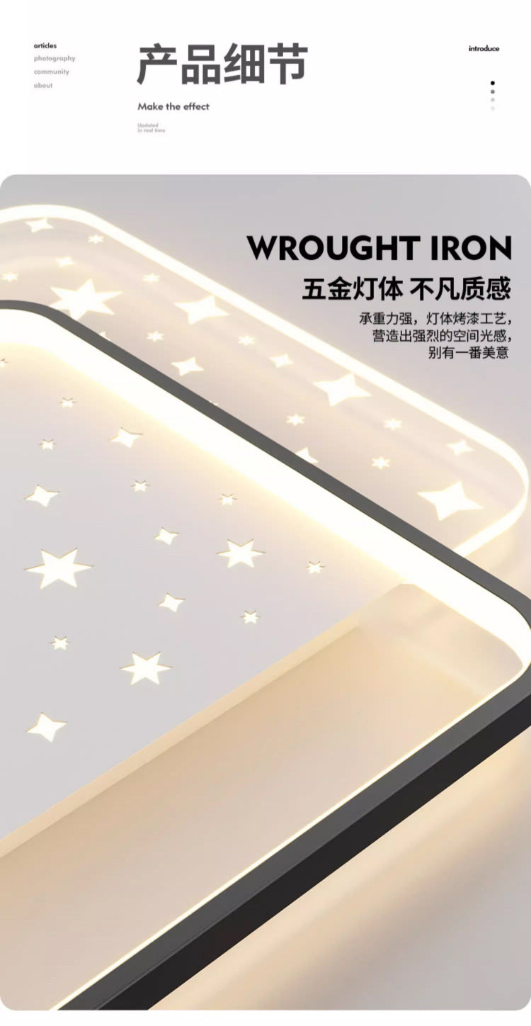 Living Room Light Full House Package Lighting Modern Minimalist Style Living Room Light Creative Bedroom Light Ceiling Light Zhongshan Lighting