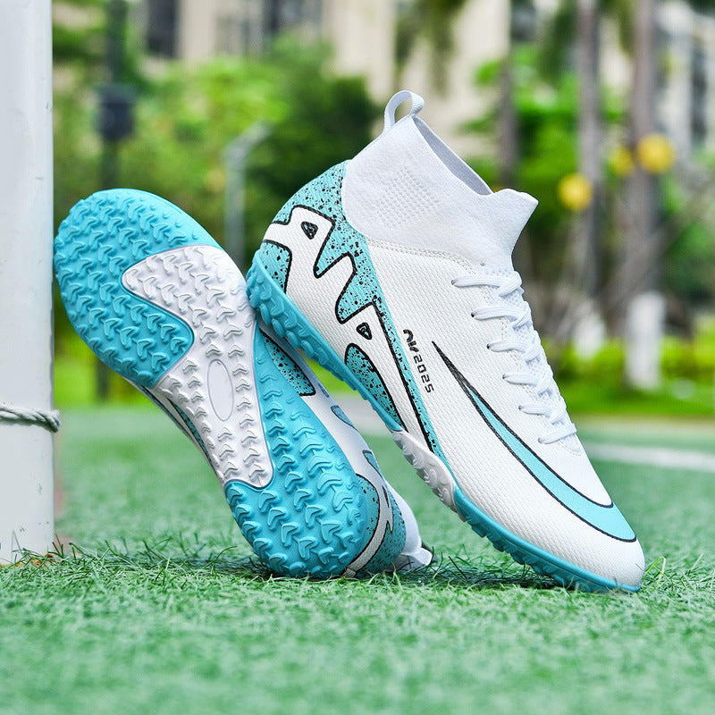 Assassin15Men's Football Shoes for Primary and Secondary School Students and Teenagers AG Spike tf Broken Nail Adult Competition Training Shoes