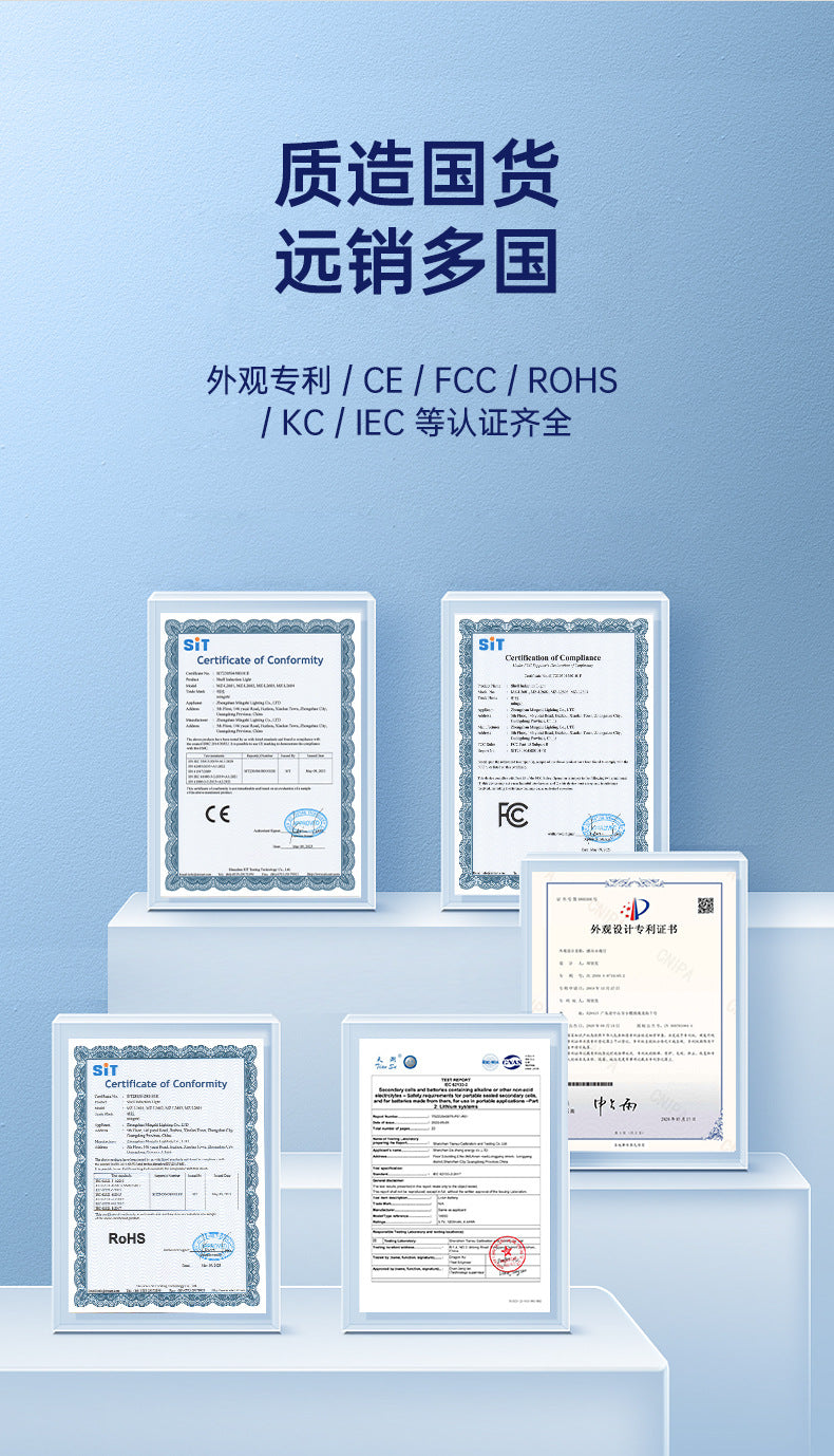 Intelligent Human Body Sensor led Rechargeable Strip Light Wiring-free Magnetic Self-adhesive Cabinet Wardrobe Light Strip