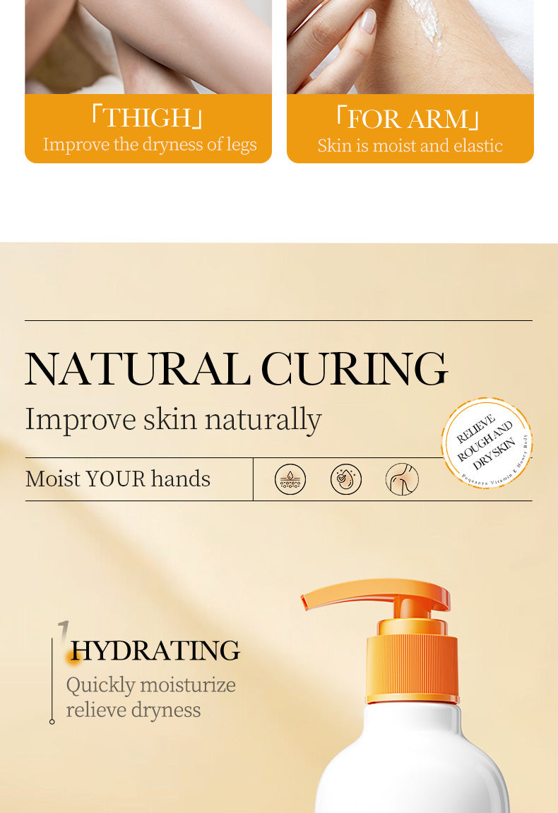 Vitamin E Body Lotion BIOAOUA Honey Hydrating Refreshing Moisturizing Body Lotion Cross-Border Wholesale