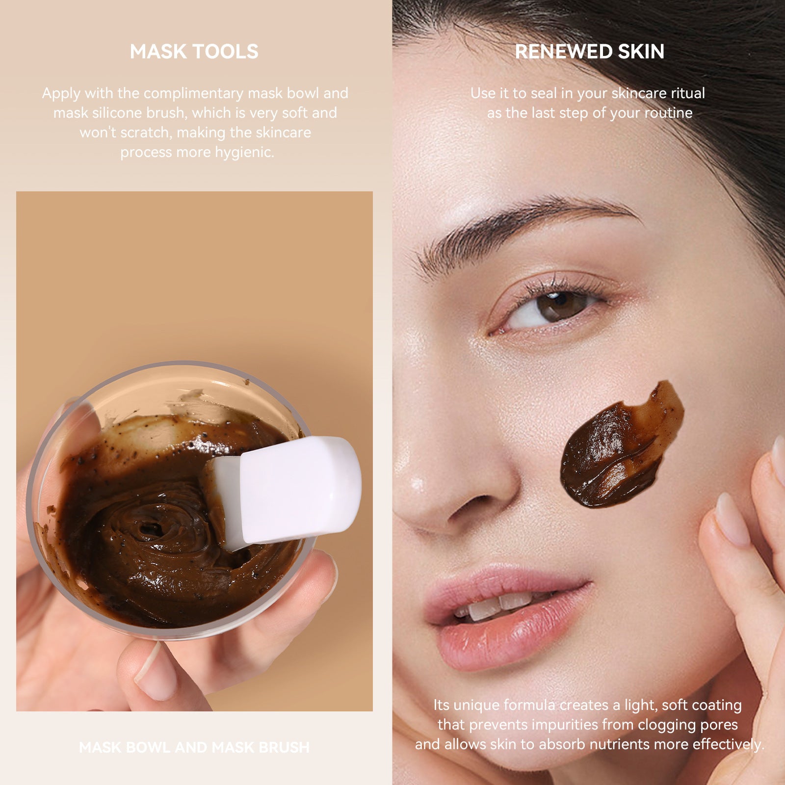 Caffeine facial mask12One-time Use Caffeine Revitalizing Firming Sculpting Face Mask