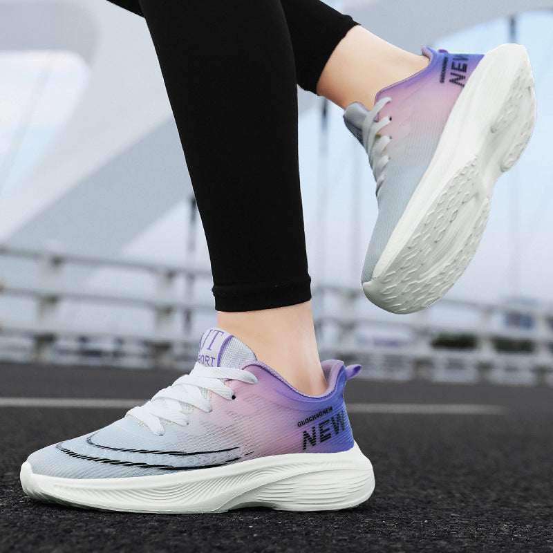 New Jogging Carbon Plate Running Shoes Men Women Couples Breathable Lightweight Marathon Training Outdoor Casual Sports Shoes