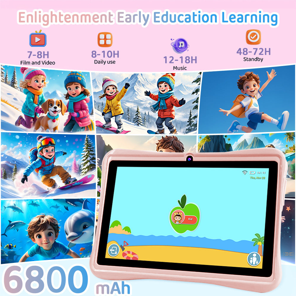 External Order 2025New7Children's Smart Android Tablet Computer Vision Protection Learning and Entertainment Tablet
