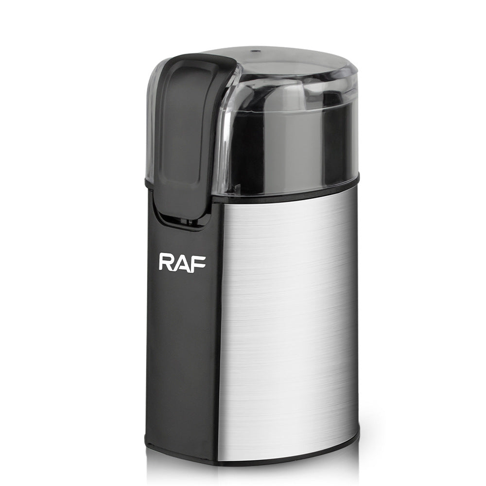 RAF European Standard Electric Coffee Grinder Dry Grinder Lightweight Household Grinding Cup Portable Coffee Bean Grinder7123