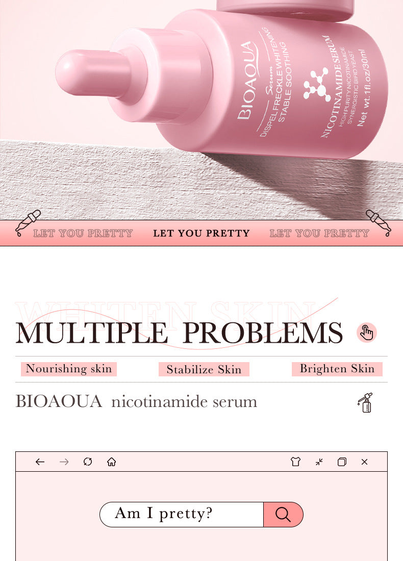 BIOAOUA Essence Series Hydrating and Nourishing Vitamins C Essence  Foreign Trade Factory Direct Sales