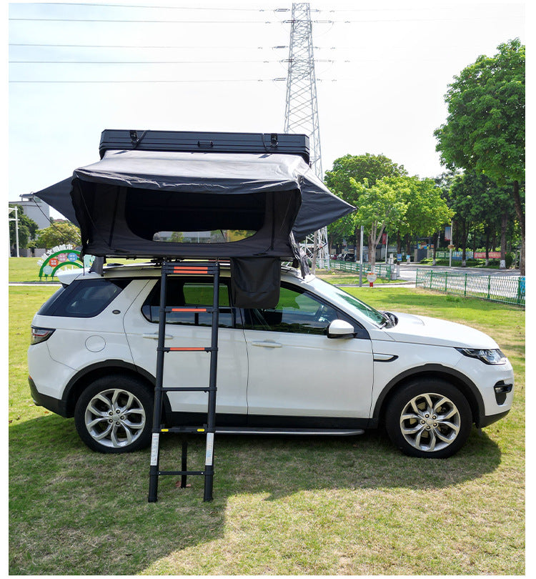 New Full Aluminum Alloy Roof Tent Car Travel Hard Shell Car Tent Outdoor Camping Self-Driving Tour Roof Tent
