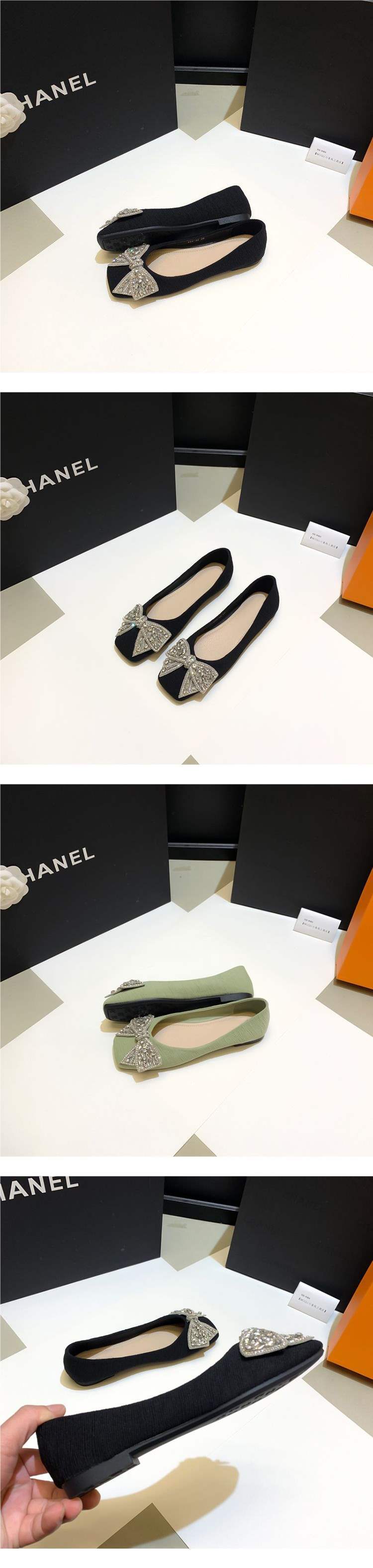 Women's Summer Square Toe Flats2025New Style Loafers Flat Shallow Soft Leather Shoes Internet Celebrity Versatile Gentle Shoes