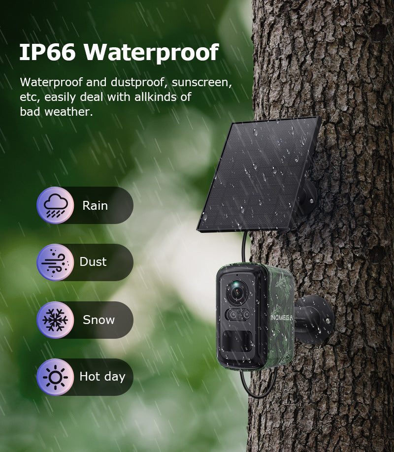 Exclusive Supply4G Solar Camera Outdoor Camouflage Battery Camera3MP High Definition Full Color Night Vision Surveillance