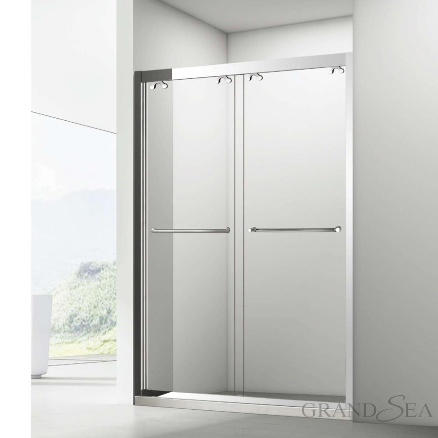 Wholesale Clean Tempered Glass Bathroom Shower Sliding Doors for Building