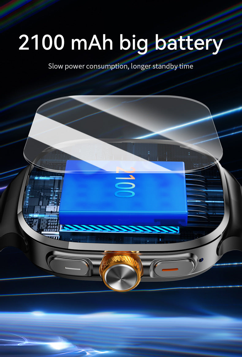M99Smart Watch5G SIM Card Global Comm Google Store APP Download2.14inch Full Screen Touch Dual System