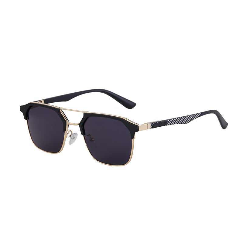 European and American Fashion Cat Eye Sunglasses for Men, Unique High-End Feel, Men's Driving Glasses Wholesale shades