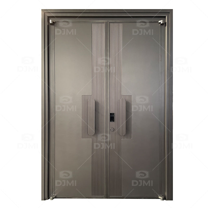 Custom American Europe High Quality Steel Door and Security Armored Doors With Smart Door Lock