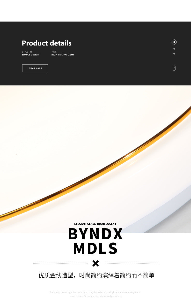 led Ceiling Lamp Modern Minimalist Acrylic Living Room Lamp Round led Bedroom Restaurant Light Balcony Aisle Engineering Light