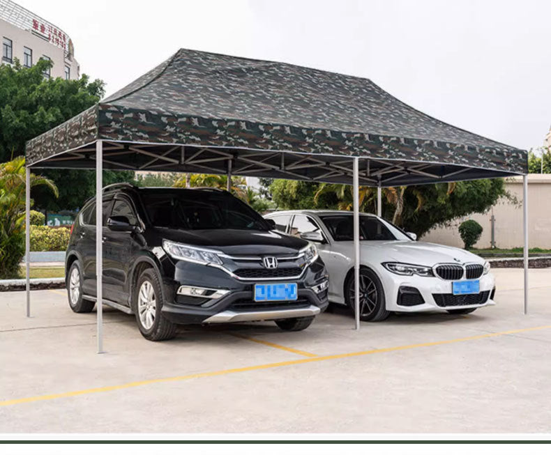 Four-Legged Umbrella Outdoor Sunshade Rain Shelter Tent Camouflage Outdoor Shelter Quality Expansion Folding Stall Umbrella Four-Corner Shelter