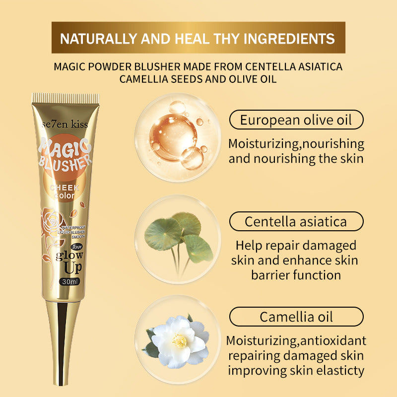 Magic Color Changing Blush Philippines30ml Large Capacity Slightly Tipsy Nude Moisturizing Liquid Blush Matte Liquid Rouge