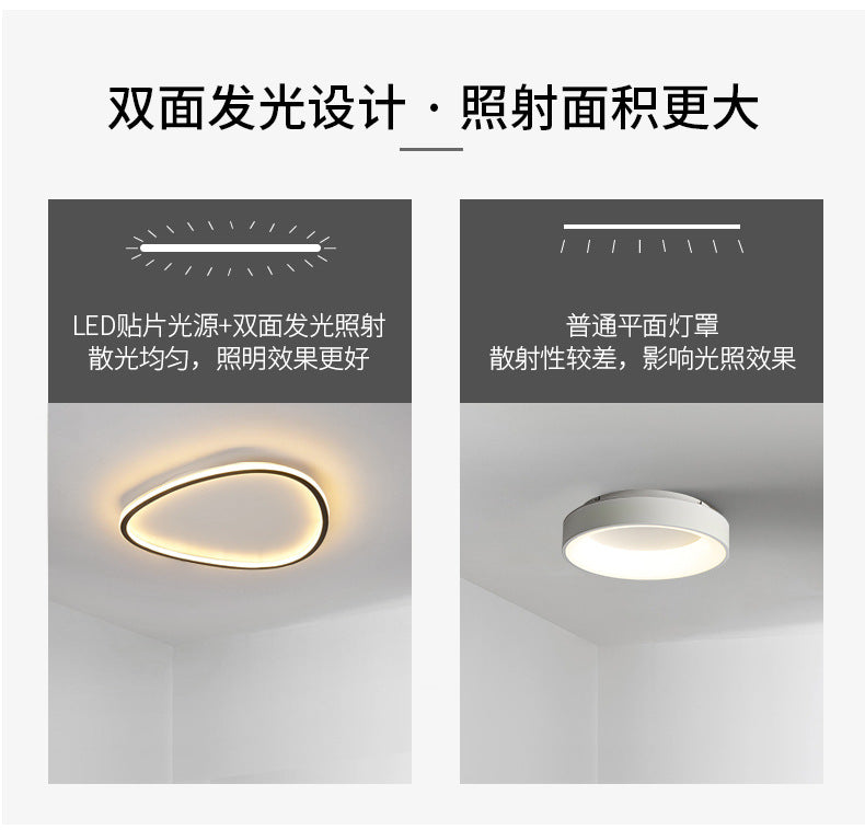 Nordic Minimalist Ultra-Thin LED Ceiling Lamp Heart-Shaped Children's Room Lighting Eye Protection Master Bedroom Boys Girls Creative