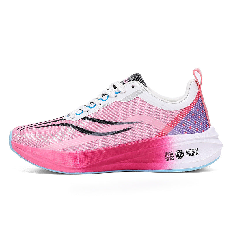 2025Spring and Summer New Style Flying Electric4C Professional Racing Shock Absorption Casual Non-slip Sports Shoes Ultra-light High Elasticity Men and Women Running Shoes