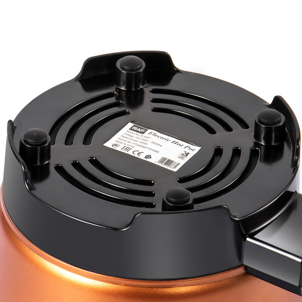 RAF European Standard Household Barbecue Hot Pot Grill and Hot Pot Combo Small Hot Pot BBQ All-in-One Pot Multifunctional Grill Machine