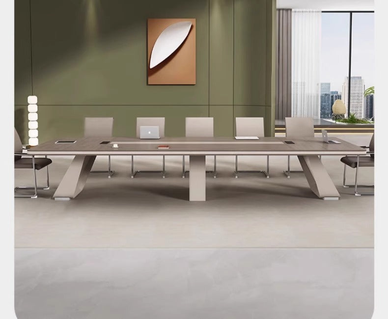 Conference Table Training Office Furniture Long Table Rectangular Table Office Large Simple Modern Meeting Table and Chair Set