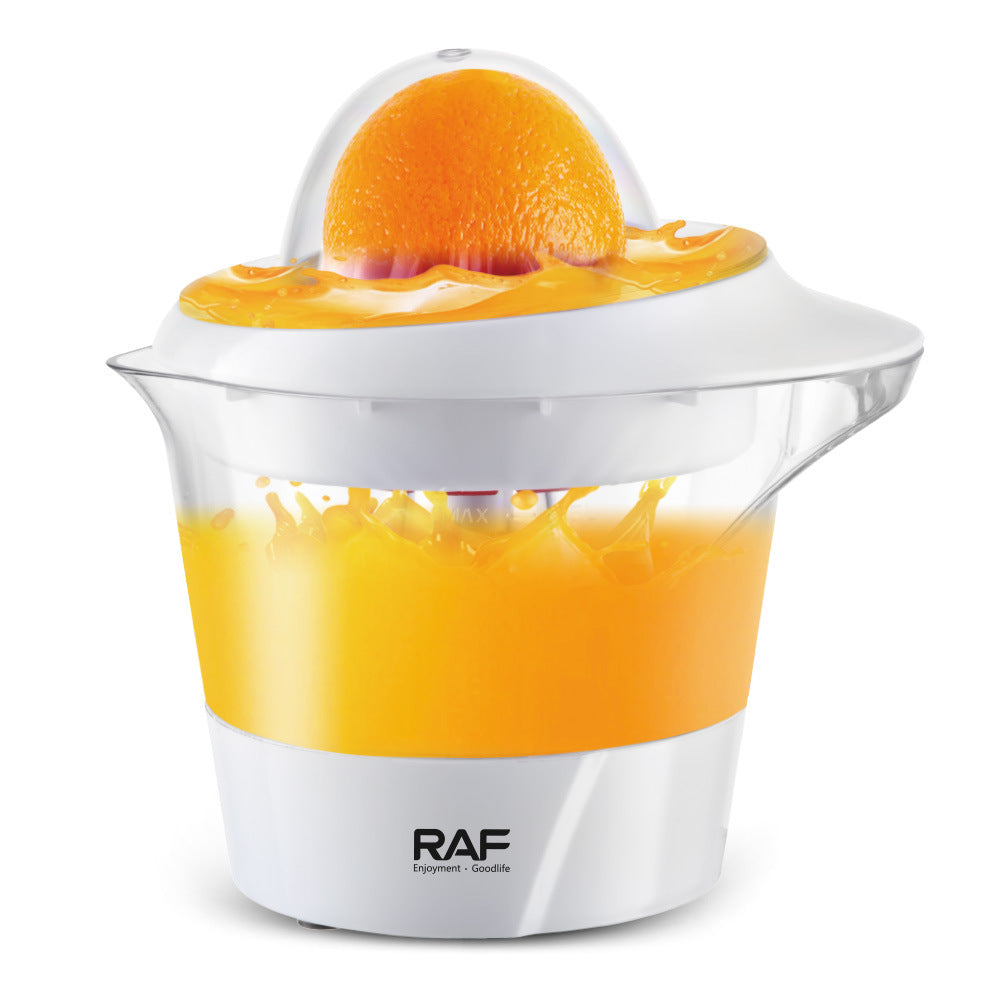 RAF EU Standard Electric Fresh Orange Juicer Household Automatic Juicer Lemon Orange Juice Machine Small Portable