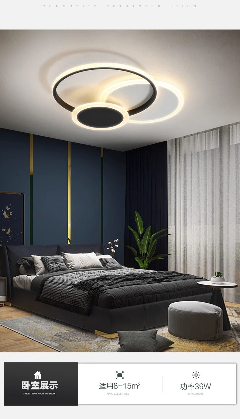 led Bedroom Ceiling Light Master Bedroom Cozy Simple Modern Children's Room Light Luxury Zhongshan Lighting Fashion Room Light