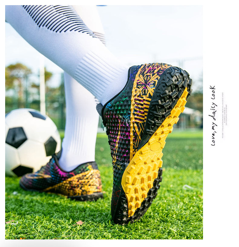 New professional football shoes for men and women AG Spike TF Broken Nail Youth Student Grassland Competition Training Shoes