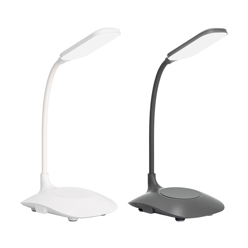 Creative desk lamp for students, eye protection, dormitory study led Reading lamp rechargeable and plug-in dual-use night light wholesale factory