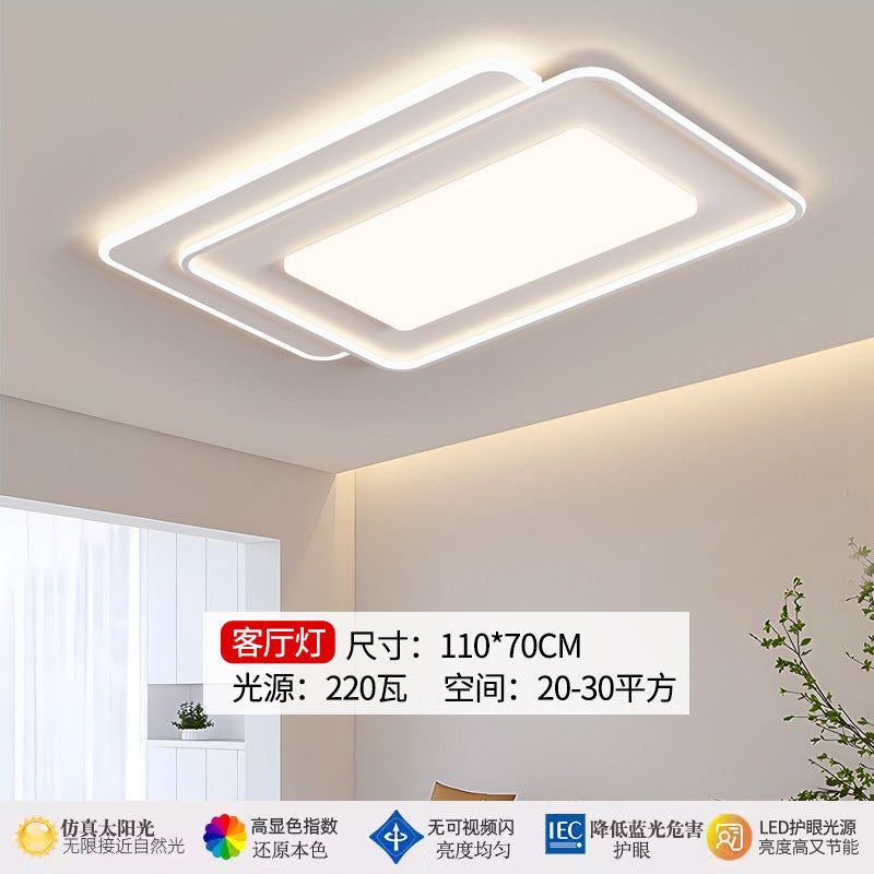 Lamp in the Living Room Modern Minimalist and Magnificent2025New Ceiling Bedroom Main Light Zhongshan Lighting Set Whole House Package HD