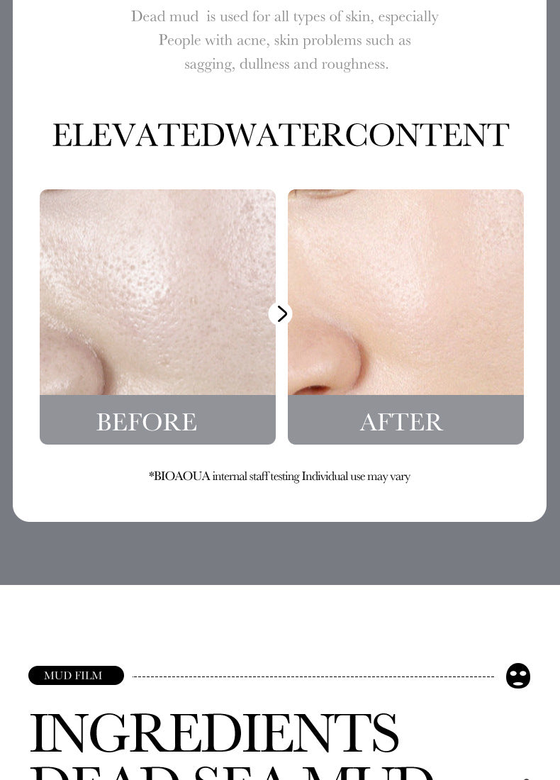 Full English Cleansing Mask BIOAOUA Cucumber Pore Cleansing Smear-On Portable Mud Mask  Foreign Trade Wholesale