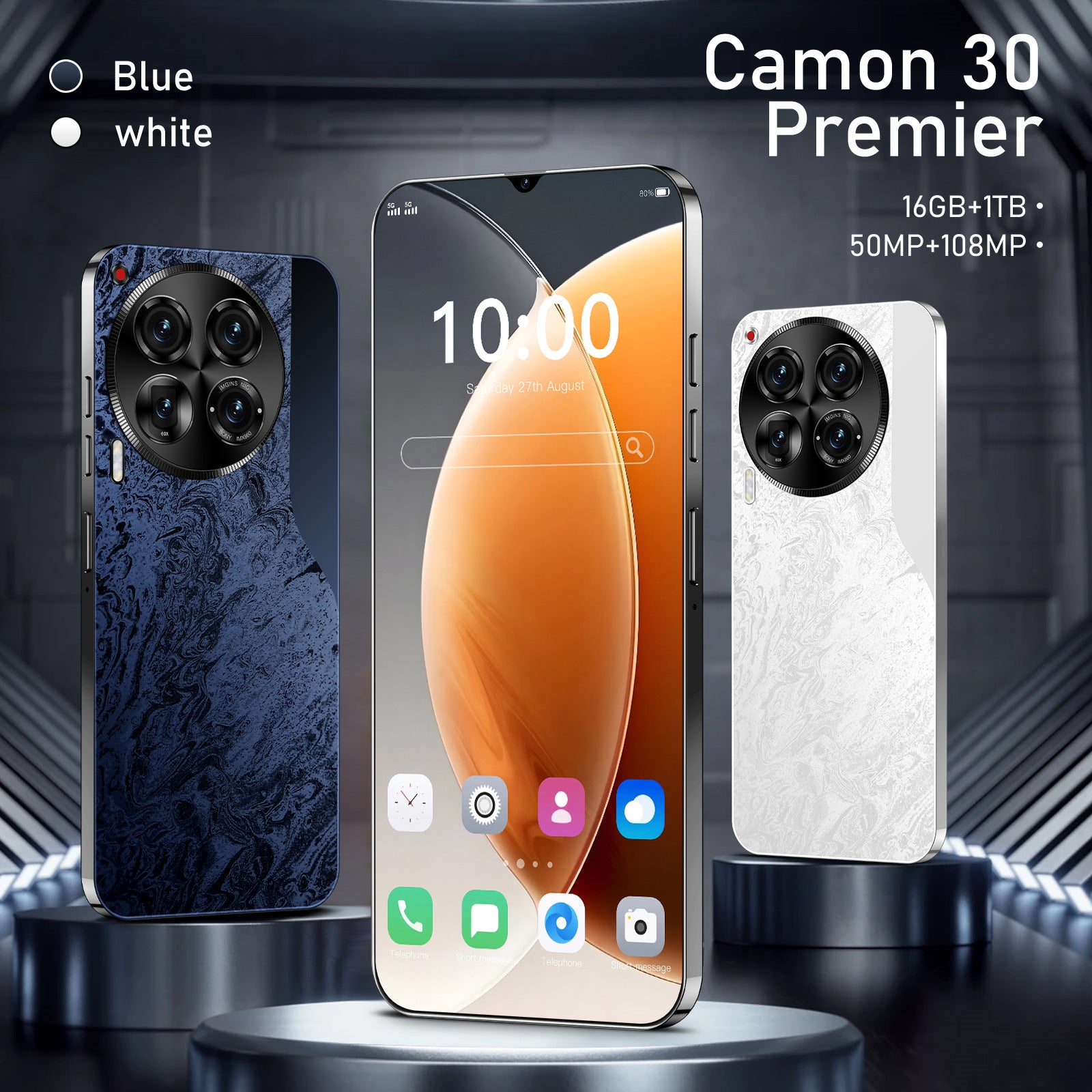 Mobile Phone Camon30Popular16G+1TB Factory Wholesale Android Screen7.3Inch5G Mobile Phone