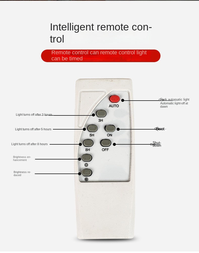 New Solar Floodlight Garden Community Ultra-Bright Waterproof Outdoor Light 500W Large Emitting Surface LED Solar Light