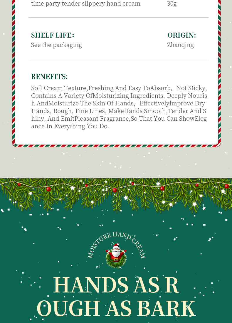 Full English Christmas Hand Cream ZOZU Moisturizing, Refreshing, and Nourishing Hand Cream Gift Set for  Wholesale