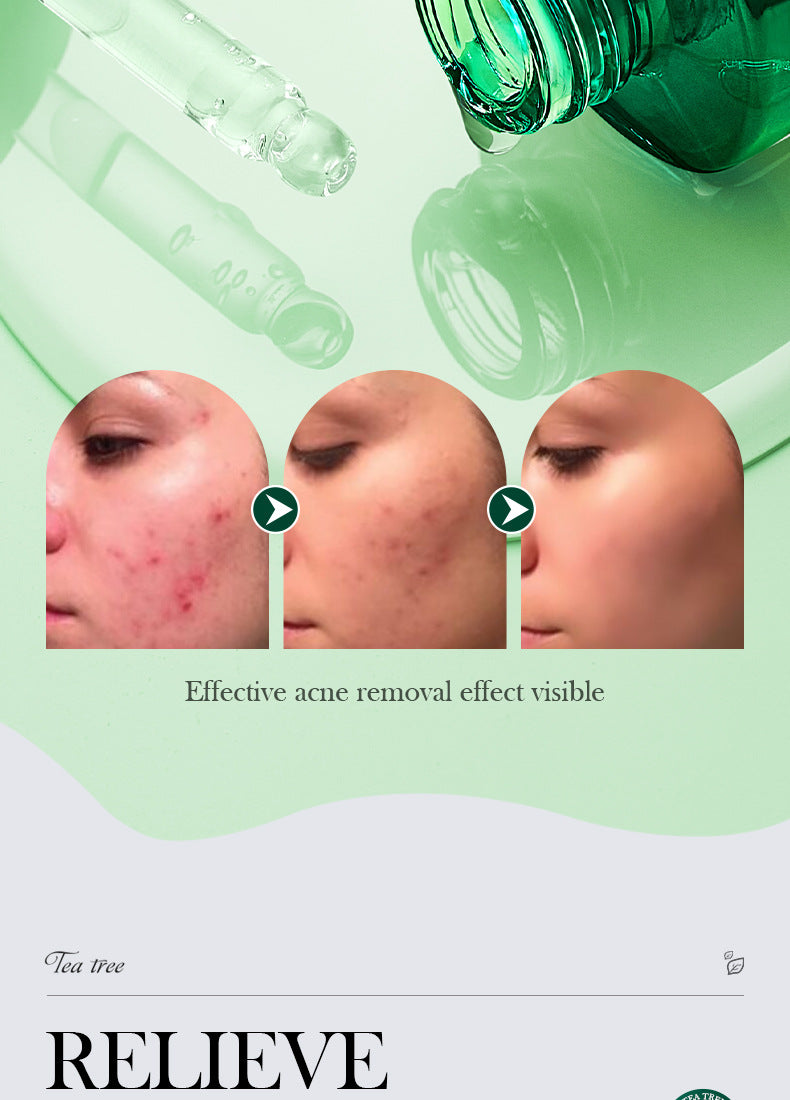 Full English Tea Tree Skincare Set SADOER Cleansing, moisturizing, hydrating five-piece set for  foreign trade wholesale