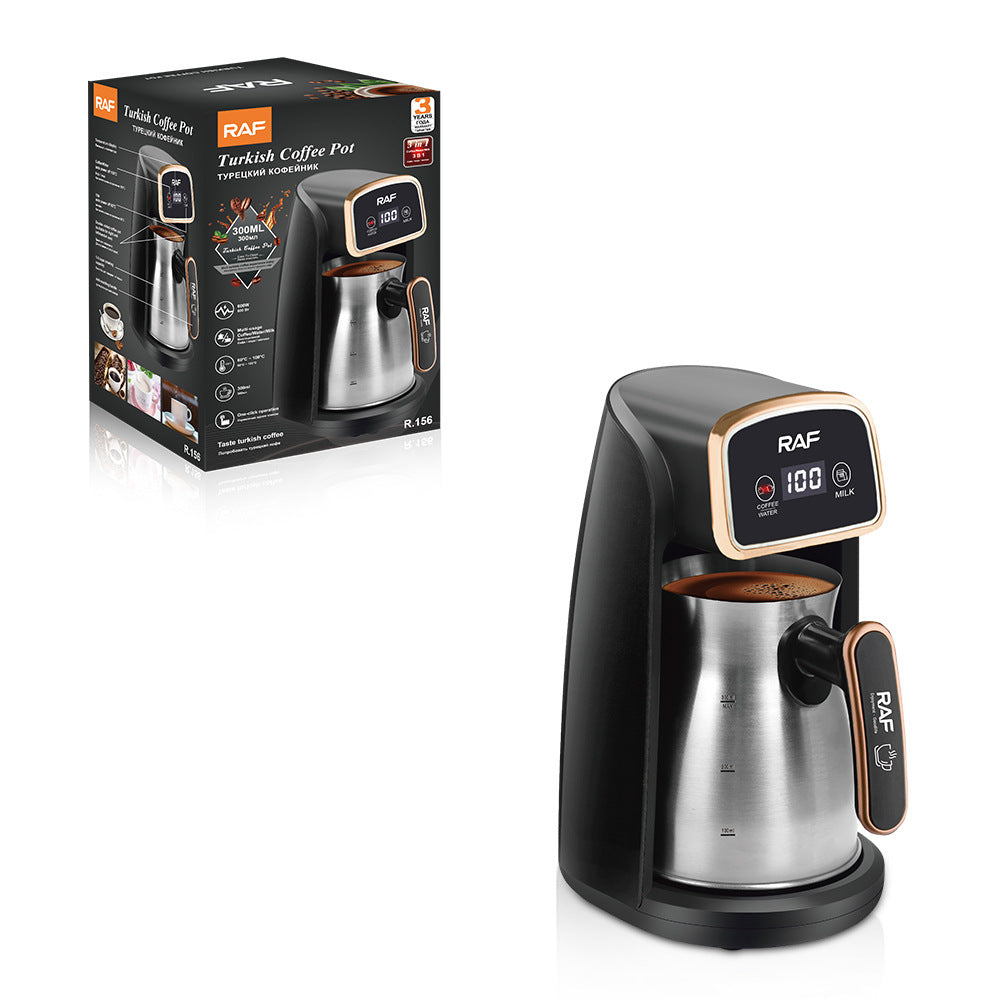RAF Home Heating Stainless Steel New Turkish Coffee Pot Portable Office Coffee and Tea Maker R156