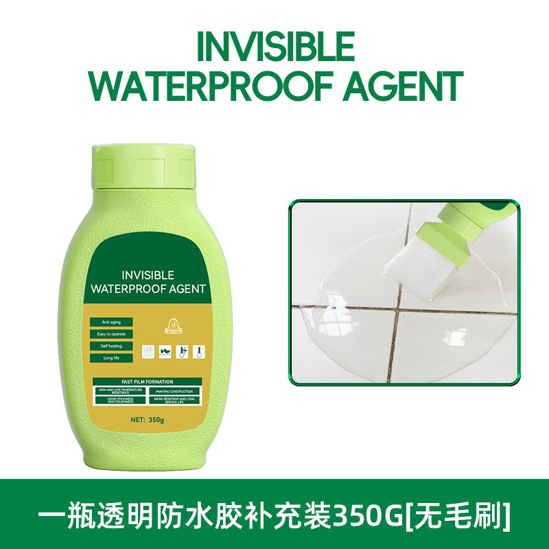 Waterproof Material Transparent Waterproof Glue Bathroom Waterproof Coating No-Brick Smashing Glue Acrylic Invisible Waterproof Agent