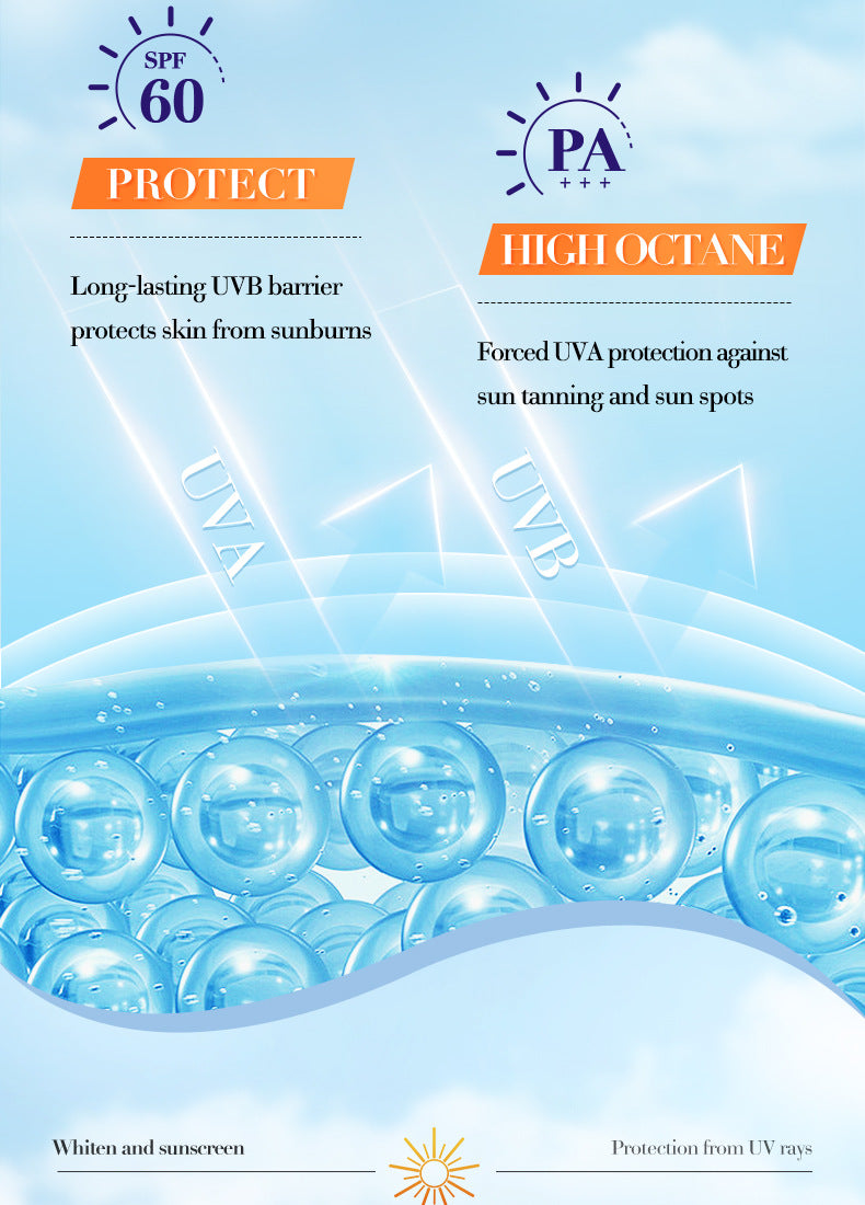 Sunscreen Whitening Essence50mlSADOER Refreshing and Non-Greasy Sunscreen Essence Cross-Border Wholesale