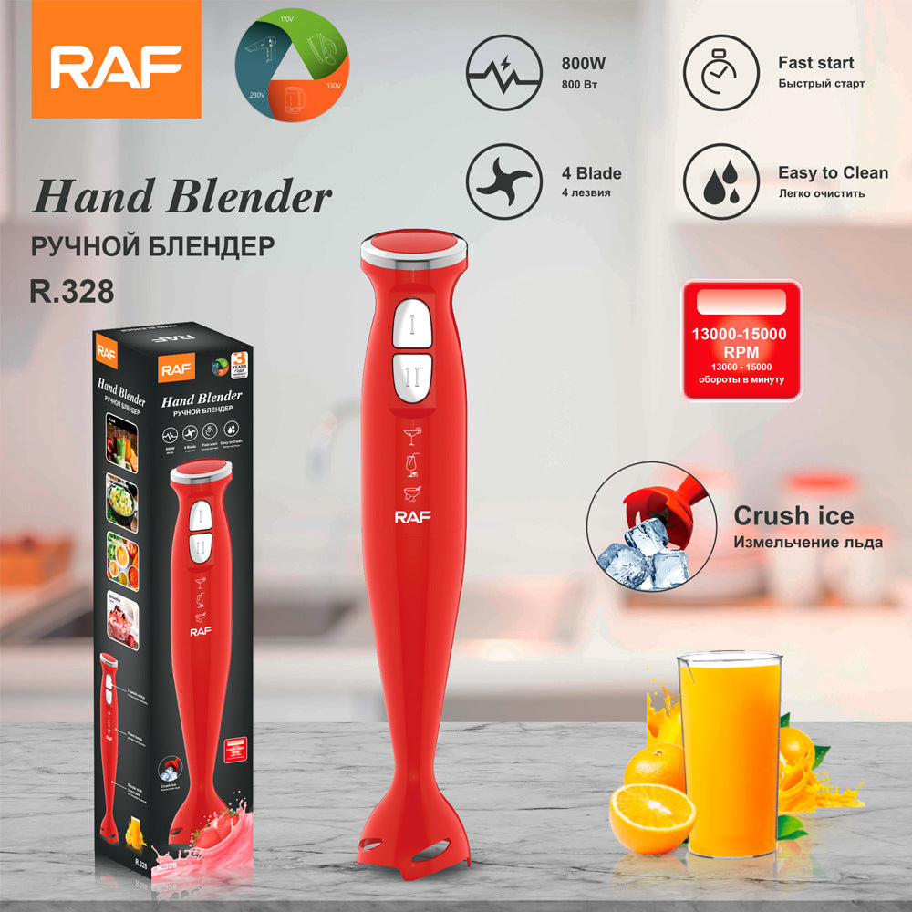 RAF European Standard Electric Handheld Mixer Single Rod Juicing Egg Beating Mixing Household Appliances