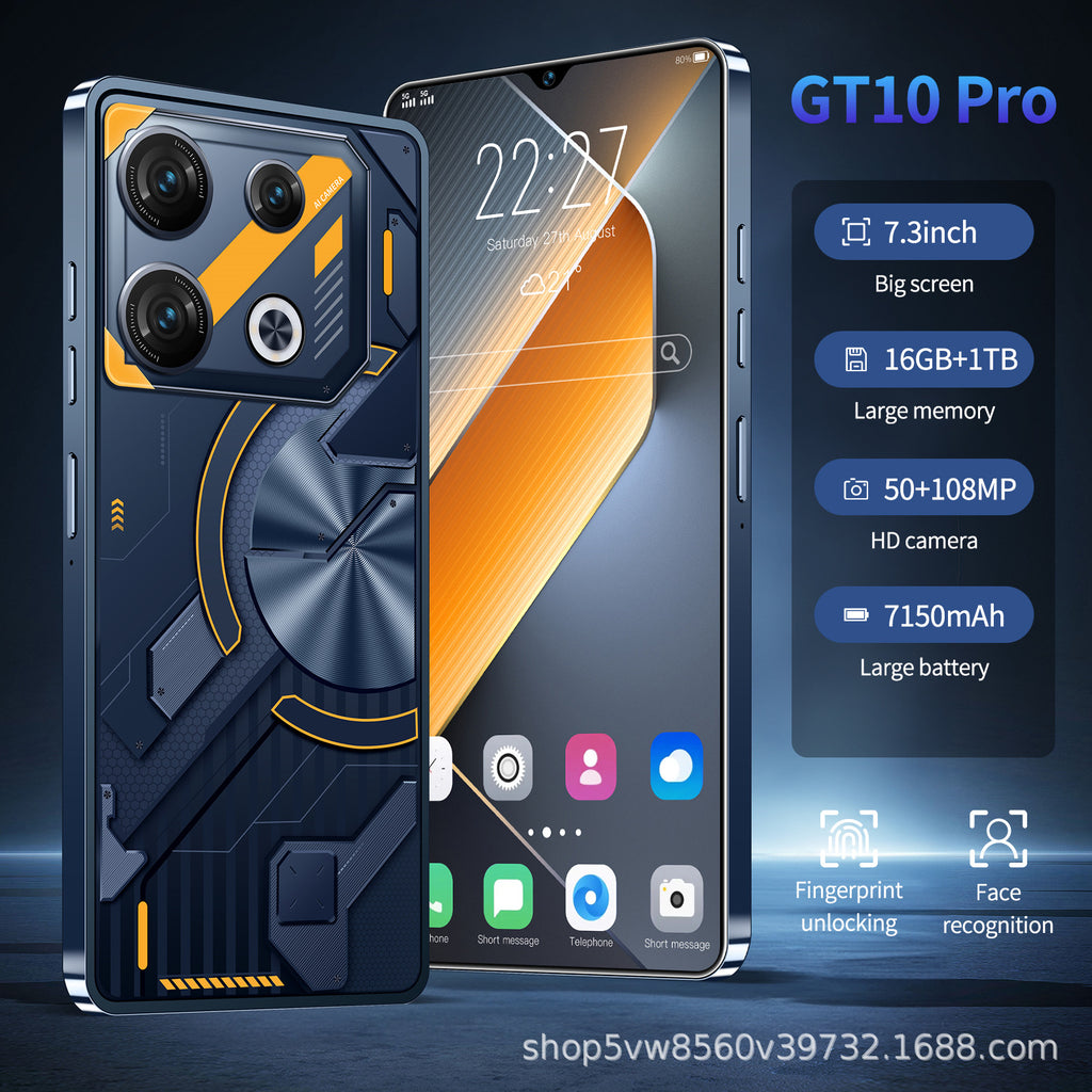 Hot Sale GT10 Pro 5g Android Smartphone16+1T Factory Direct Sales Mobile Phones