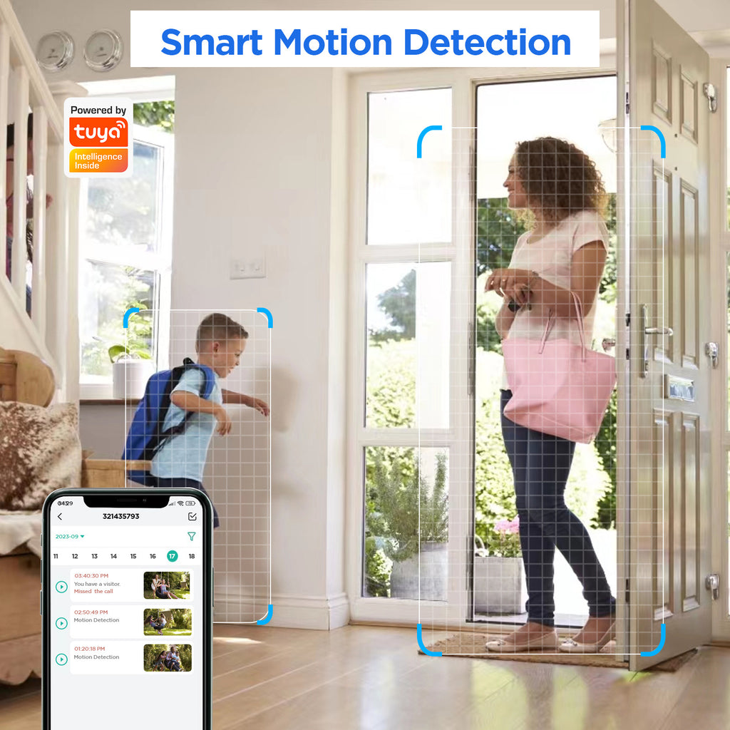 MR02WIFI Night Vision1080P Low Power Consumption Video Doorbell APP Remote Language Intercom Mobile Push Notification IP65