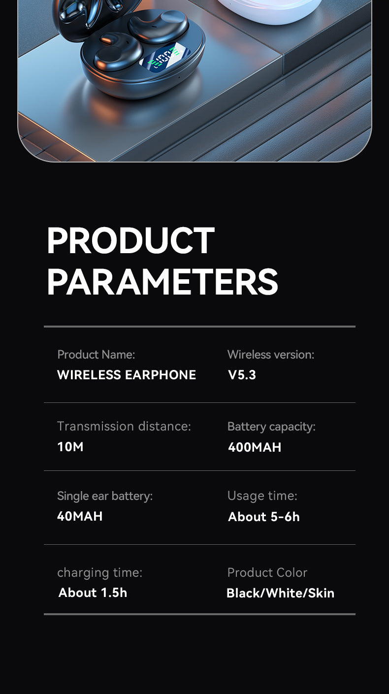 Popular M52Sleep-Specific Side-Sleep Bluetooth Earphones TWS Wireless Mini High-Looking Wireless Bluetooth Headphones